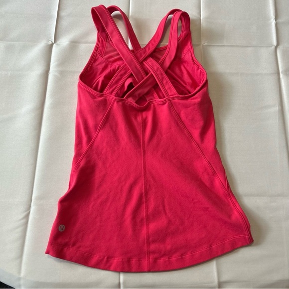 Lululemon Compassion Tank Boom Juice Pink Activewear Athleisure Women's Size 4 - Picture 5 of 7